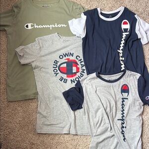 Lot of 4 boys XL Champion Tees